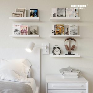 floating shelves white