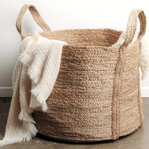 large woven baskets