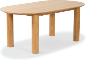 oval dining table