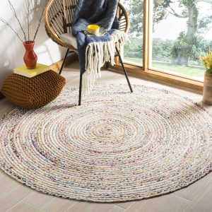 round colorful rug