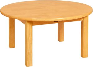 round wooden table