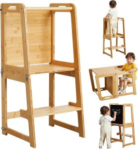 standing tower with chalkboard