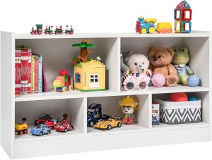 white storage shelf
