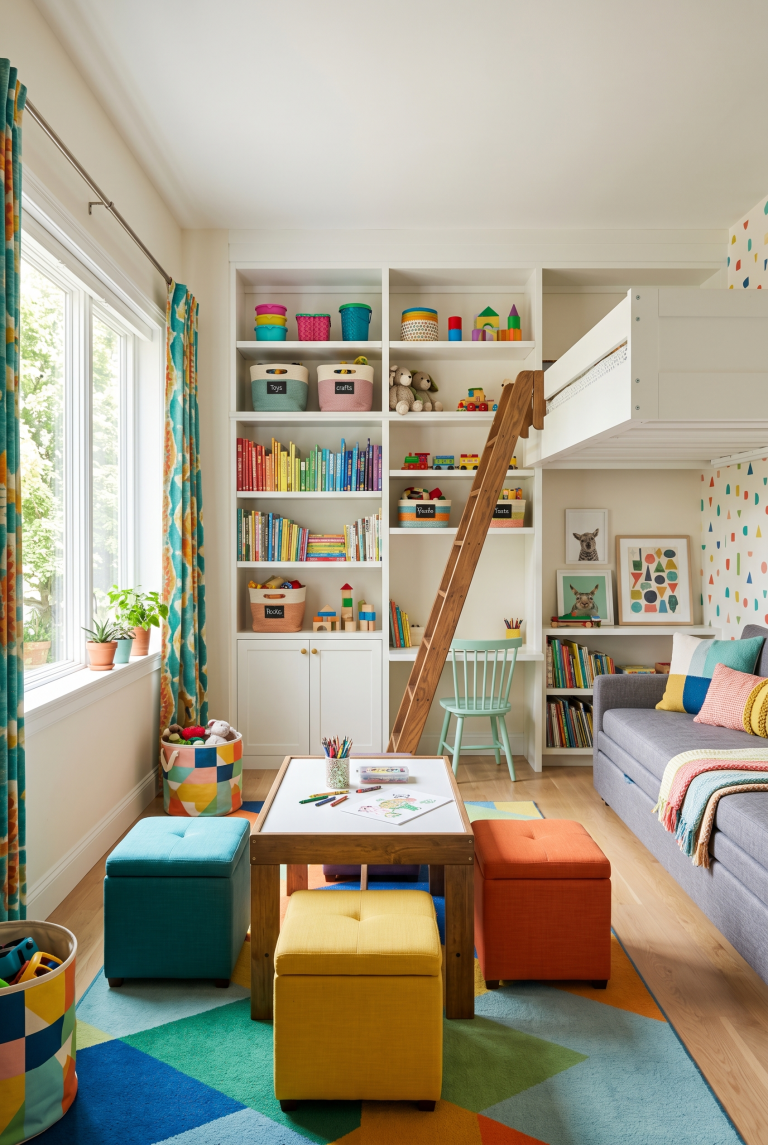 25 Shared Kids Bedroom Ideas That Are Functional and Beautiful