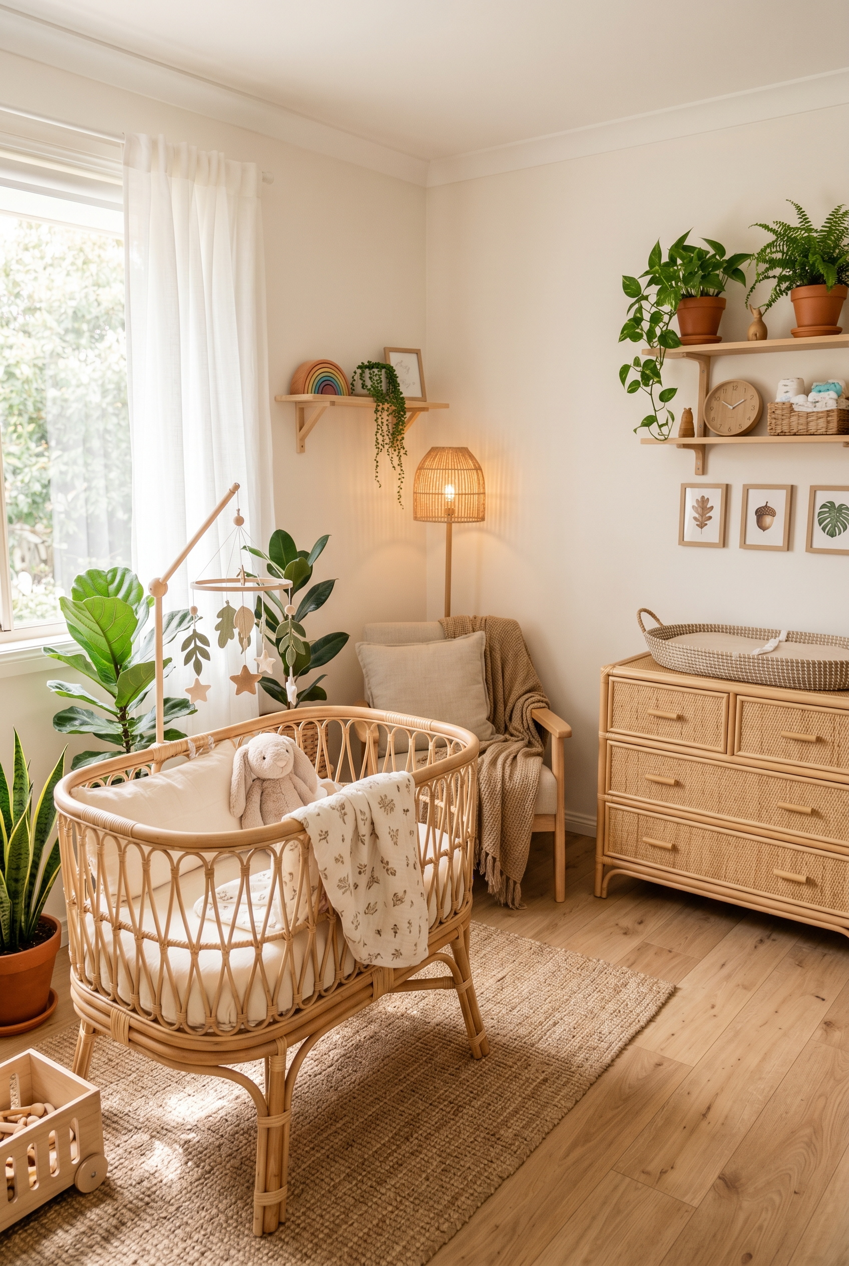 calm nursery decor_1