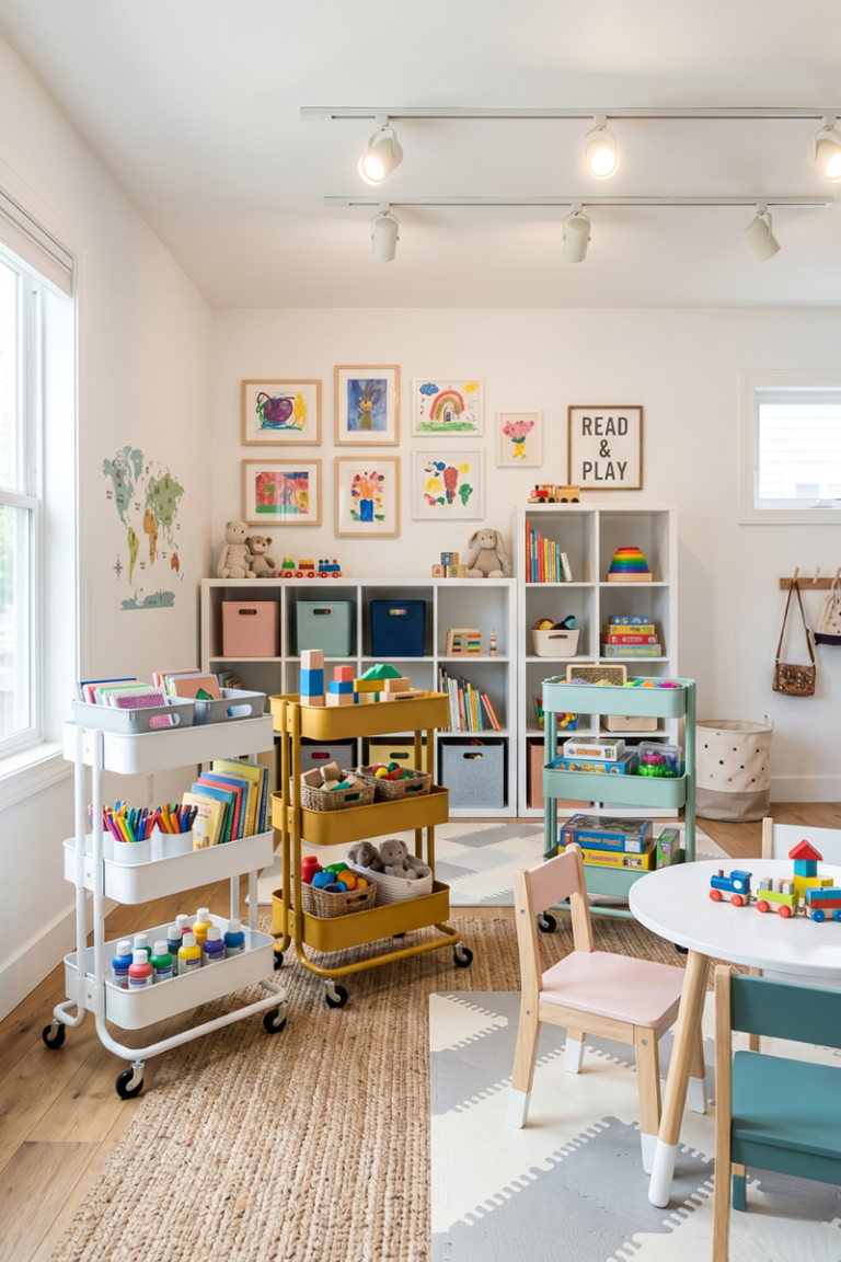 small playroom ideas for tiny spaces